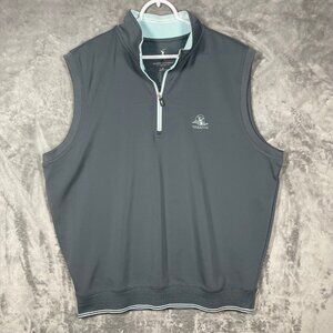 Fairway & Greene Tech Terradyne  Men's Gray Golf‎ 1/4 Zip Vest XL